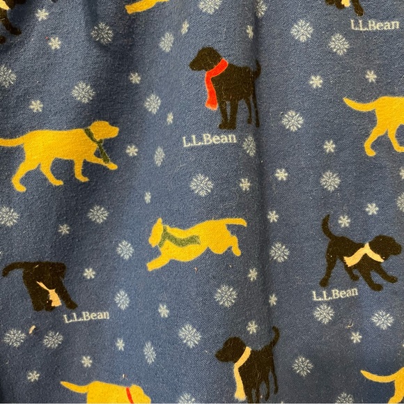 L.L. Bean Intimates & Sleepwear Ll Bean Cotton Flannel Dog Print